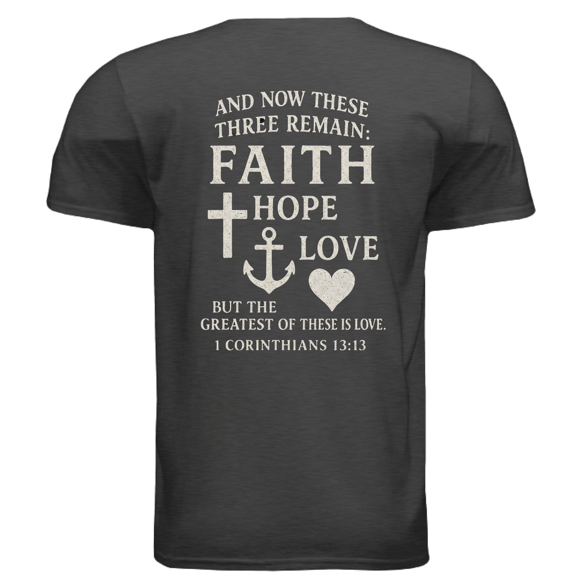 Heather Dark Grey - BACK